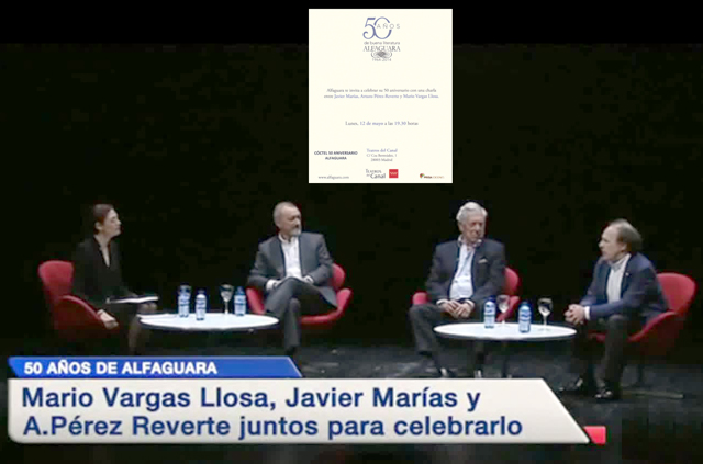 "50 Años de Alfaguara": Arturo Pérez-Reverte, Mario Vargas Llosa y Javier Marías juntos para celebrarlo ...