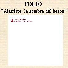 Folios: "Alatriste: la sombra del hroe"